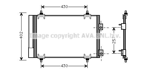 AVA QUALITY COOLING kondensatorius, oro kondicionierius CN5283D